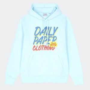 DAILY PAPER RENARY HOODIE in Cool Blue - Size 2XL - New w Tags